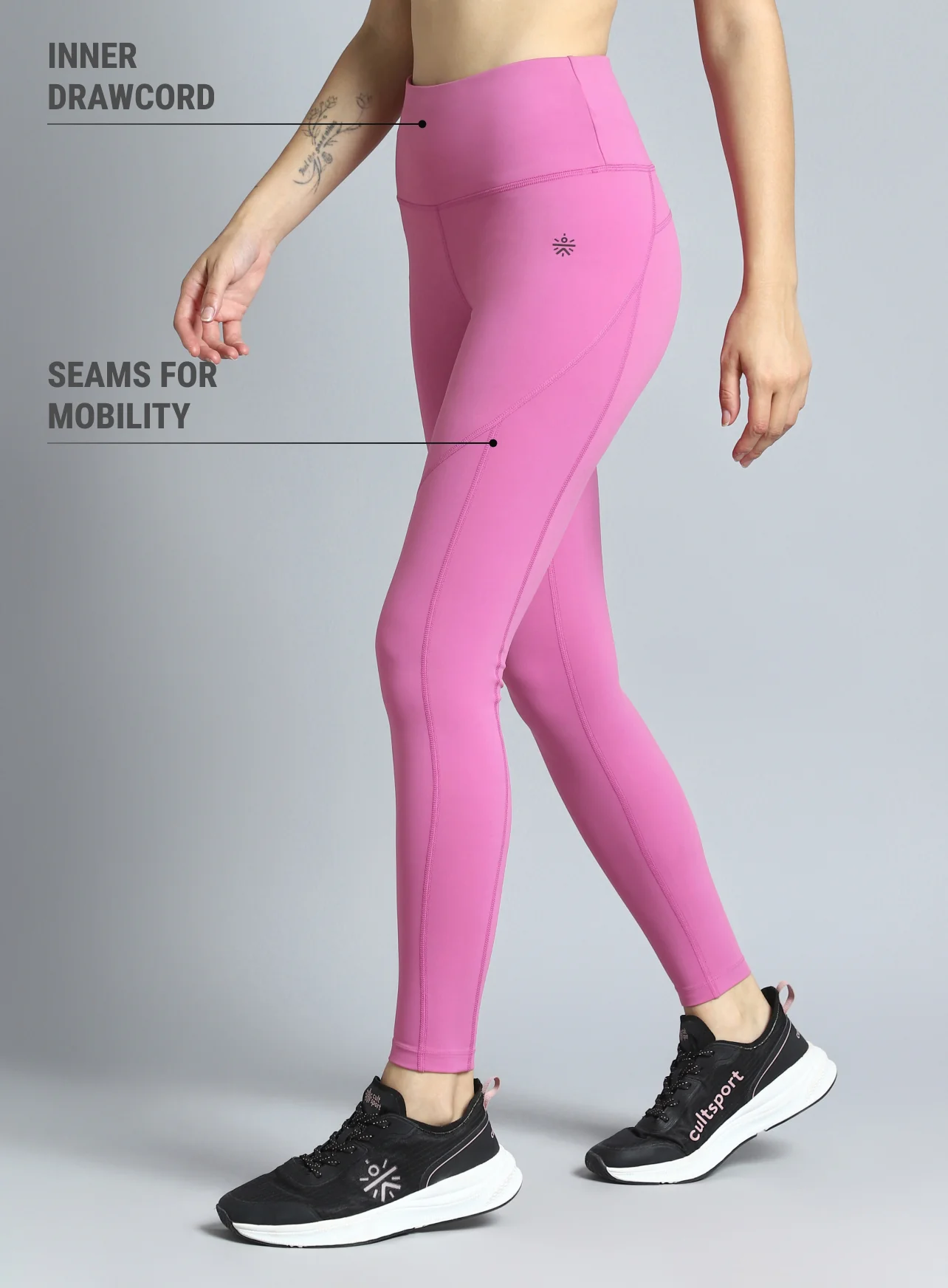 Women's Pink Train In Workout COMFlex Tights - Image 5