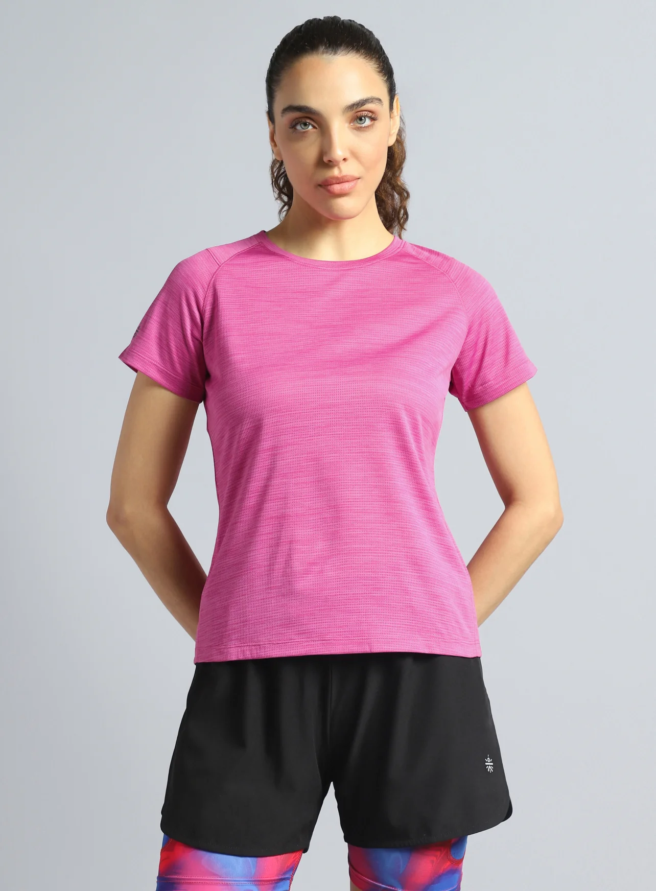 Women's Pink Training Elevate Sculpt T-shirt - Image 11