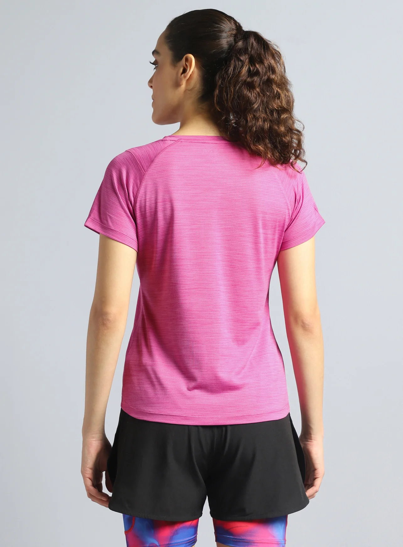 Women's Pink Training Elevate Sculpt T-shirt - Image 6