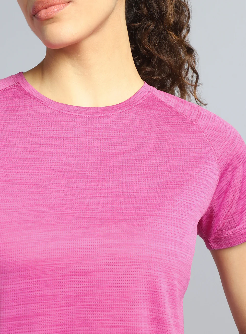 Women's Pink Training Elevate Sculpt T-shirt - Image 7