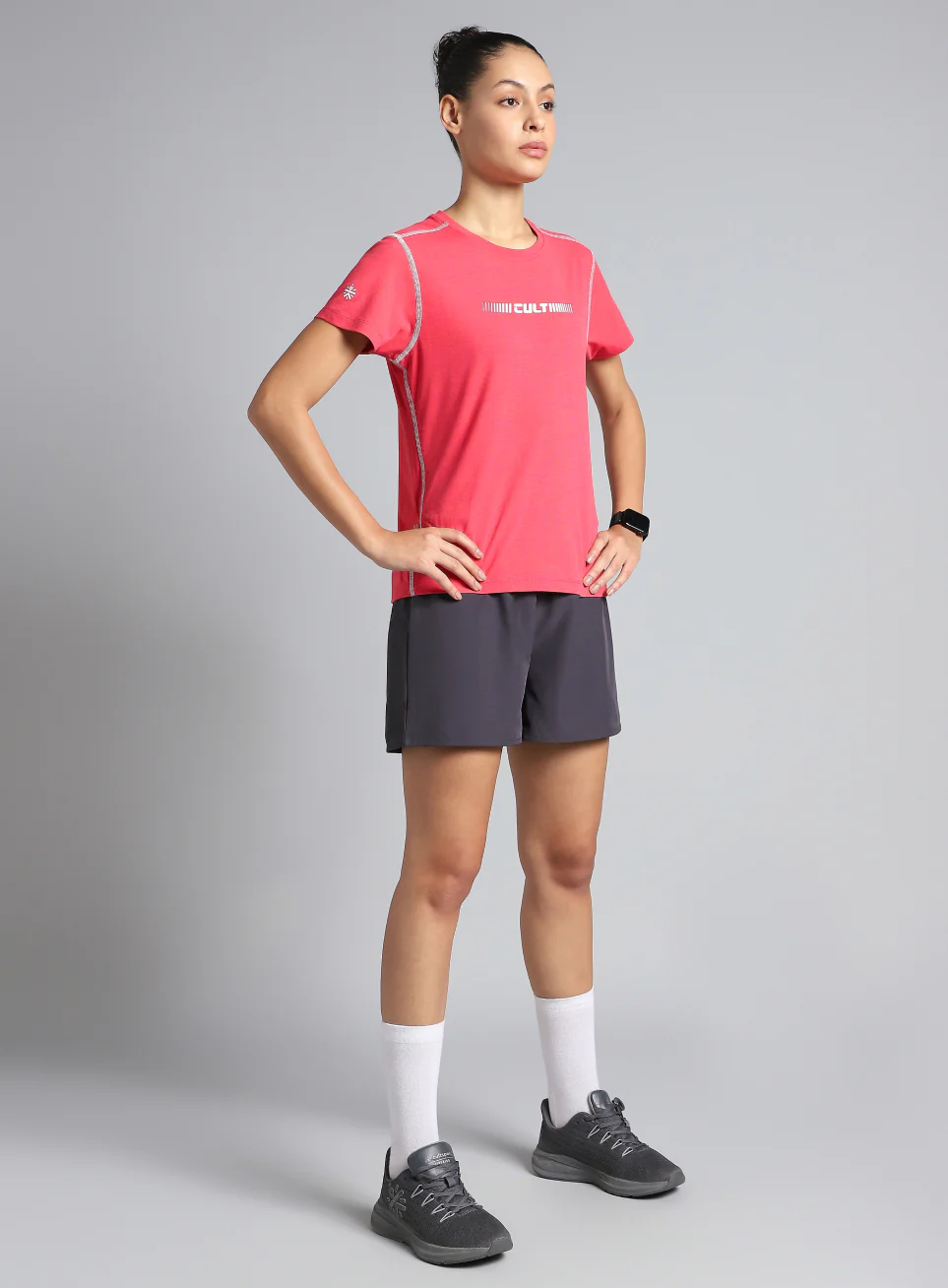 Women's Pink Training HIIT COMFORtech T-shirt - Image 3