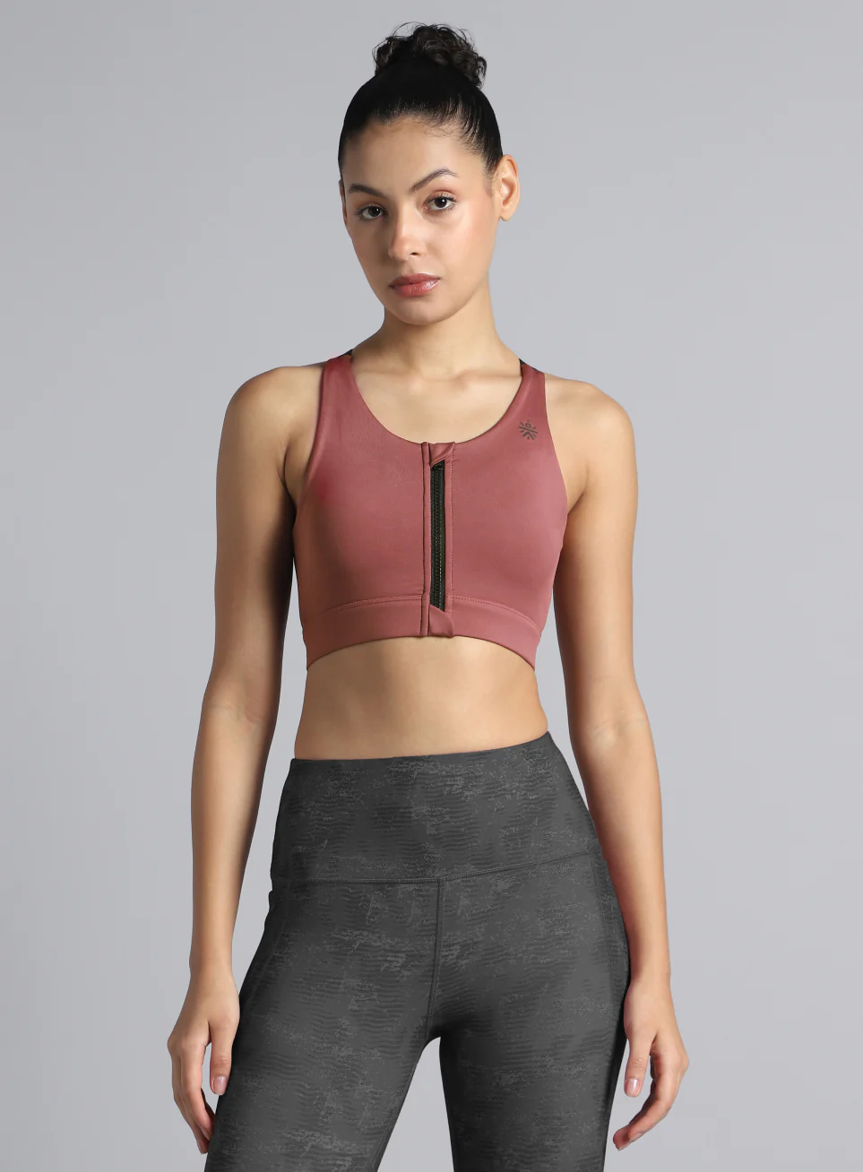 Women's Pink Training Sculpted High Support Bra - Image 4