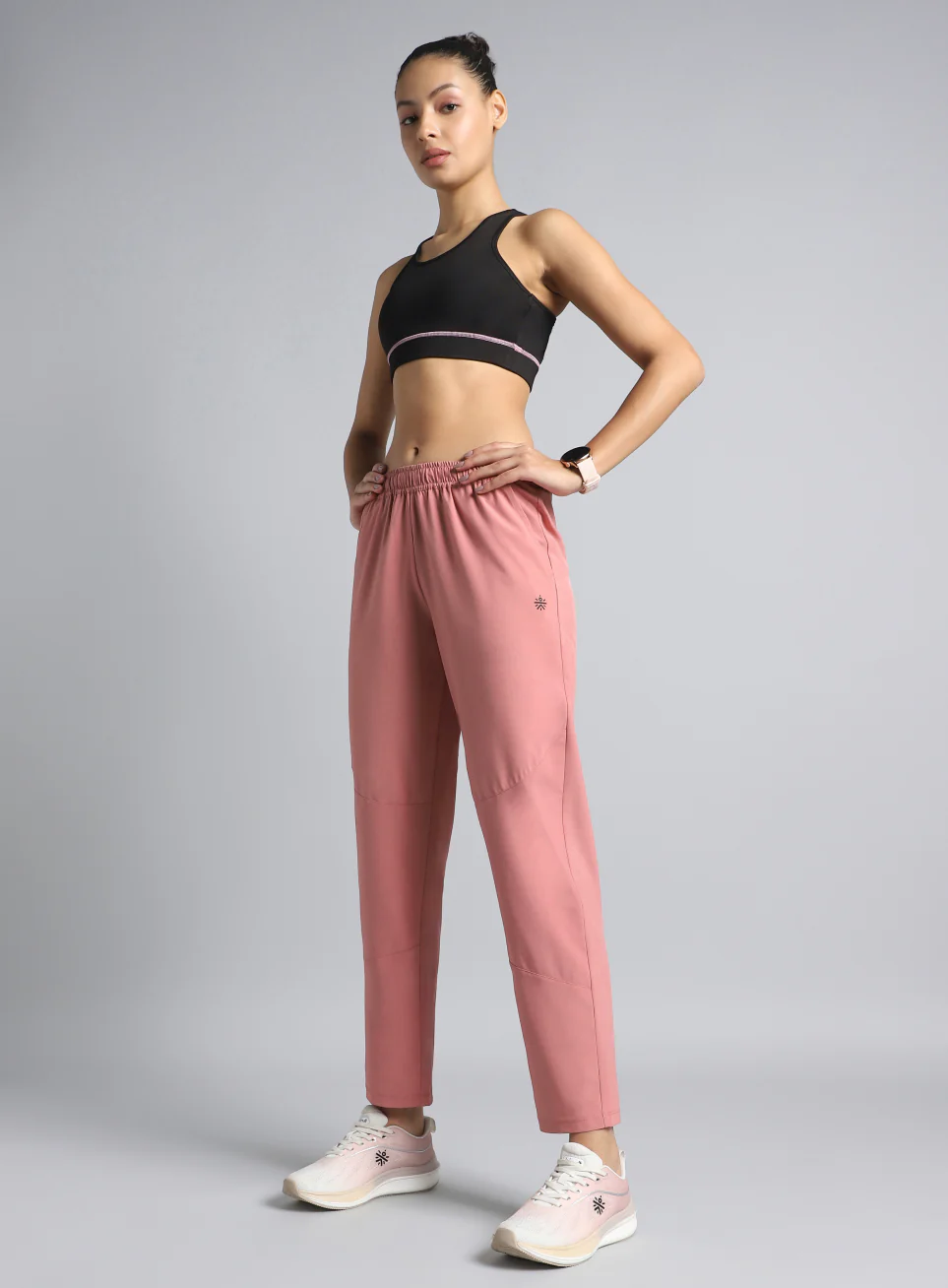 Women's Pink Training Sculpted Trackpants - Image 3