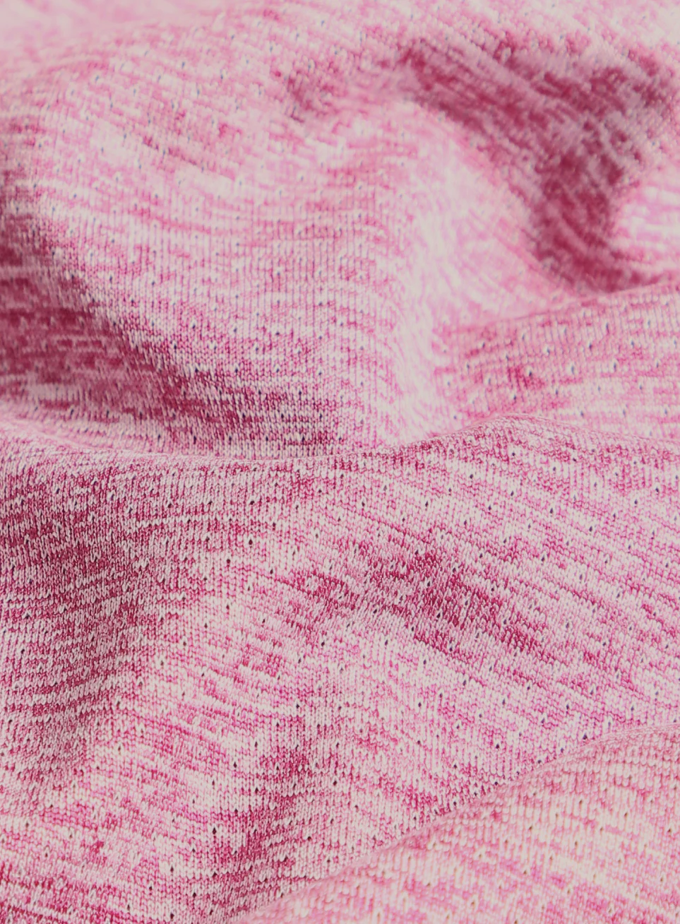 Women's Pink Training Textured T-shirt - Image 9