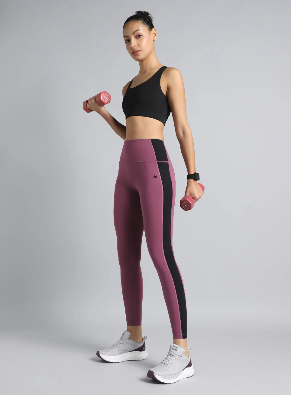 Women's Pink Transform COMFlex Tights - Image 3