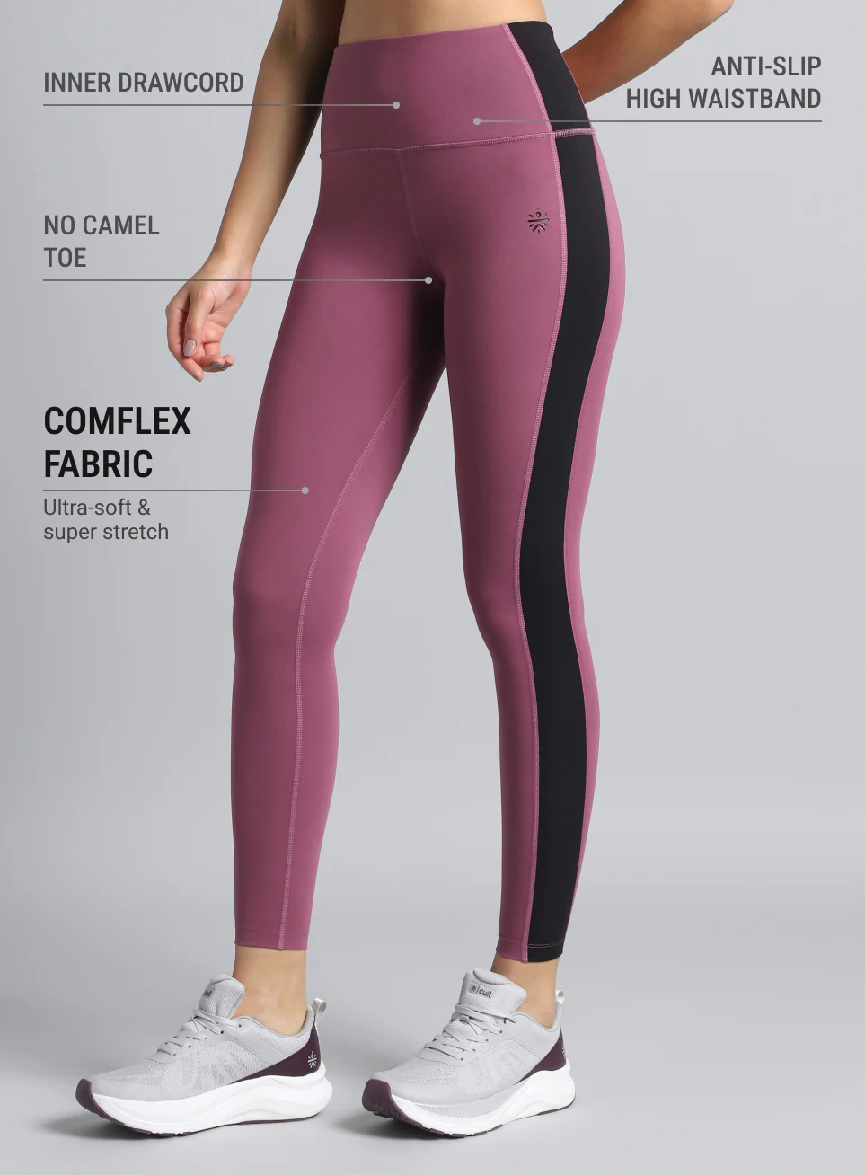 Women's Pink Transform COMFlex Tights - Image 5