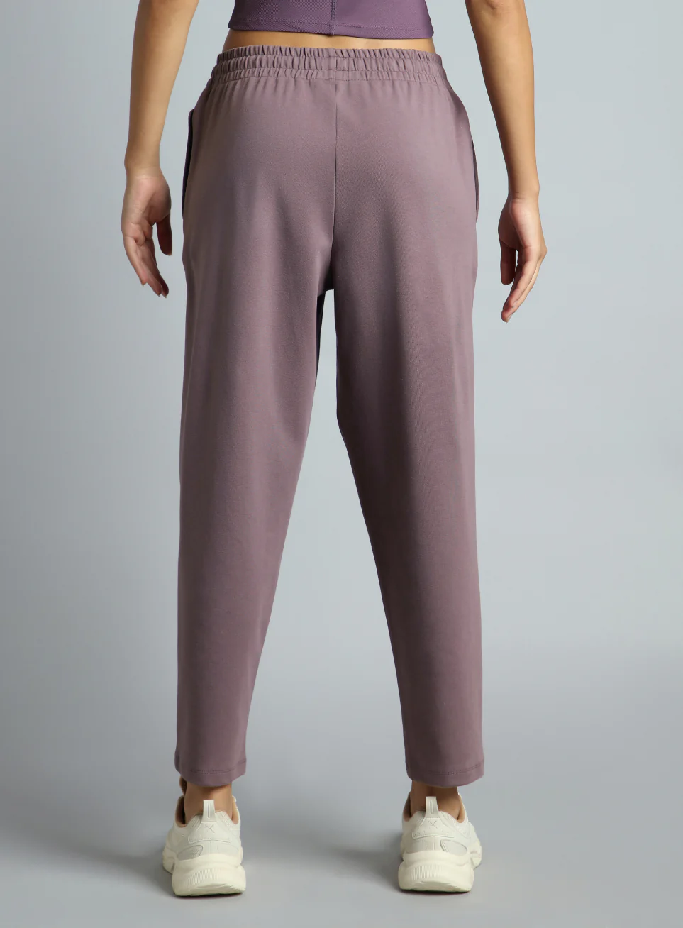 Women's Pink Traveller Tapered Fit Trackpants - Image 6