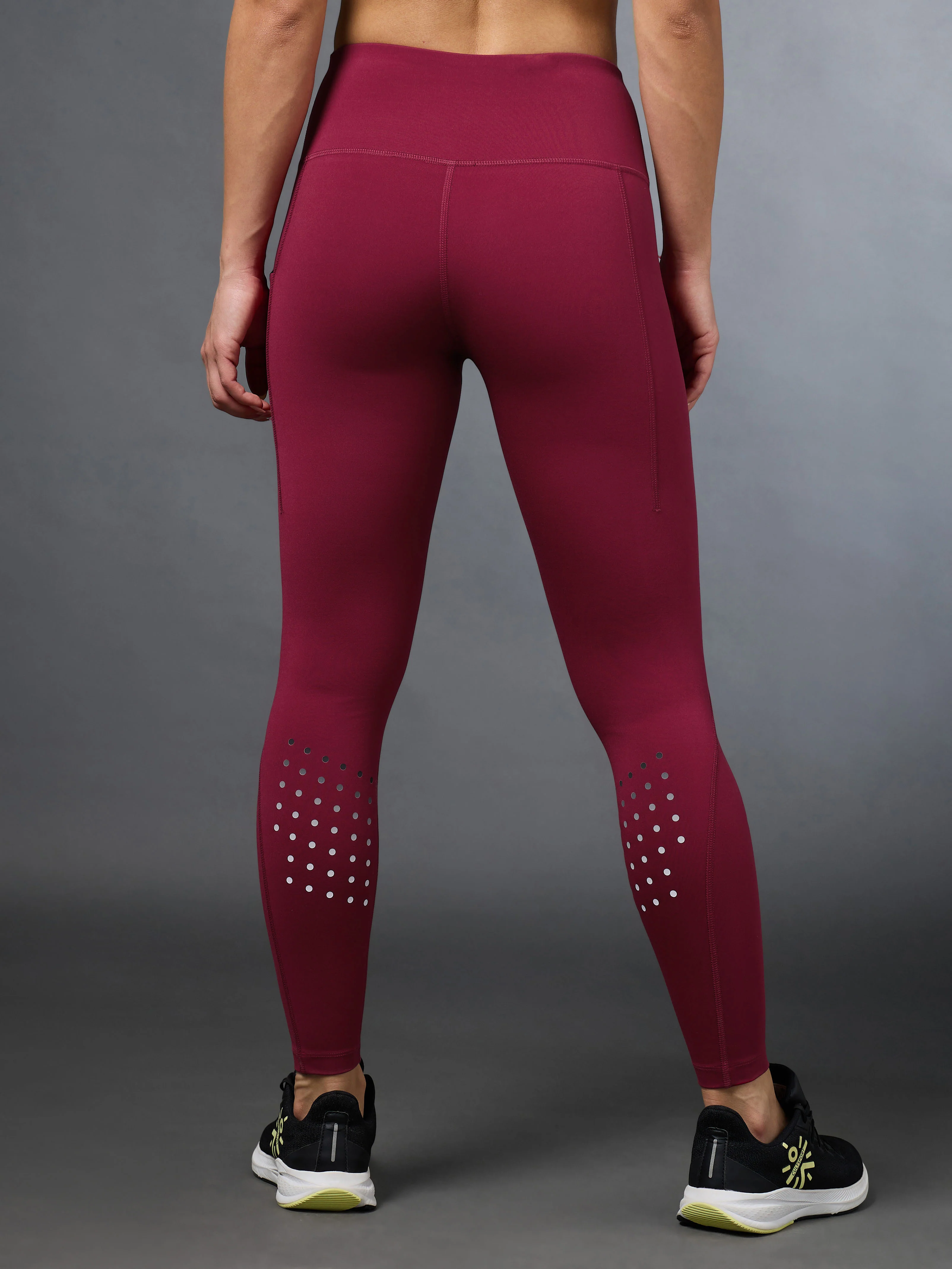 Women's Pink Ultimate Run COMFLex Tights - Image 6