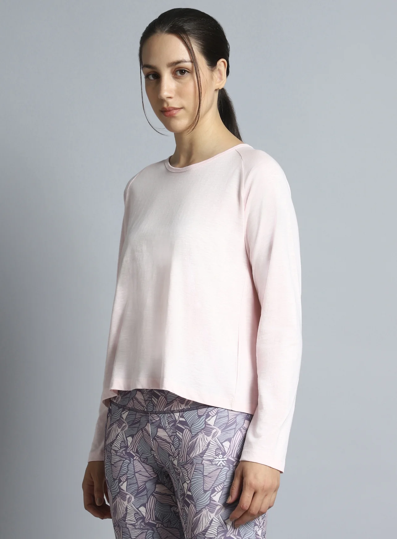 Women's Pink Yoga Flow Full Sleeve Top - Image 5