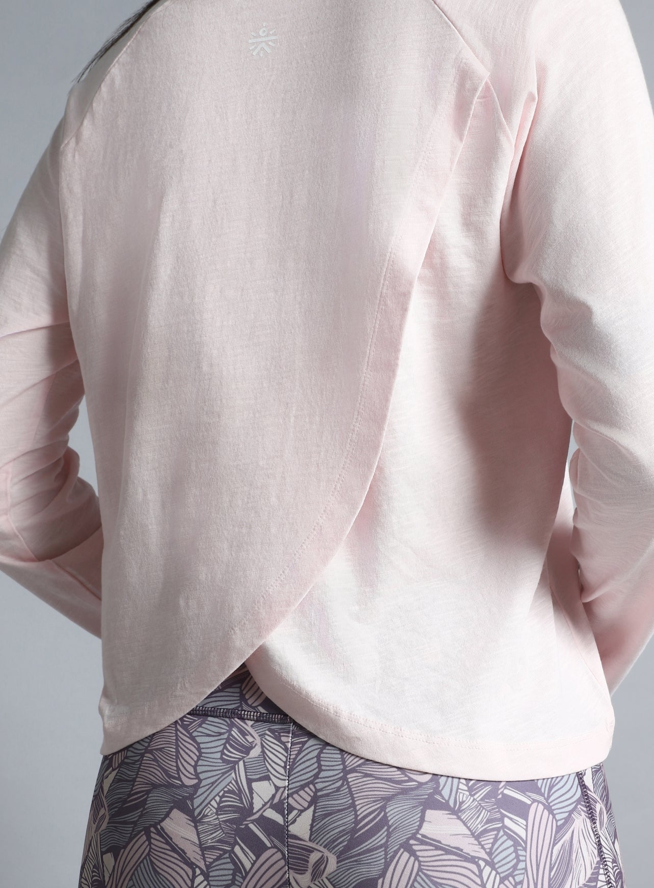 Women's Pink Yoga Flow Full Sleeve Top - Image 8