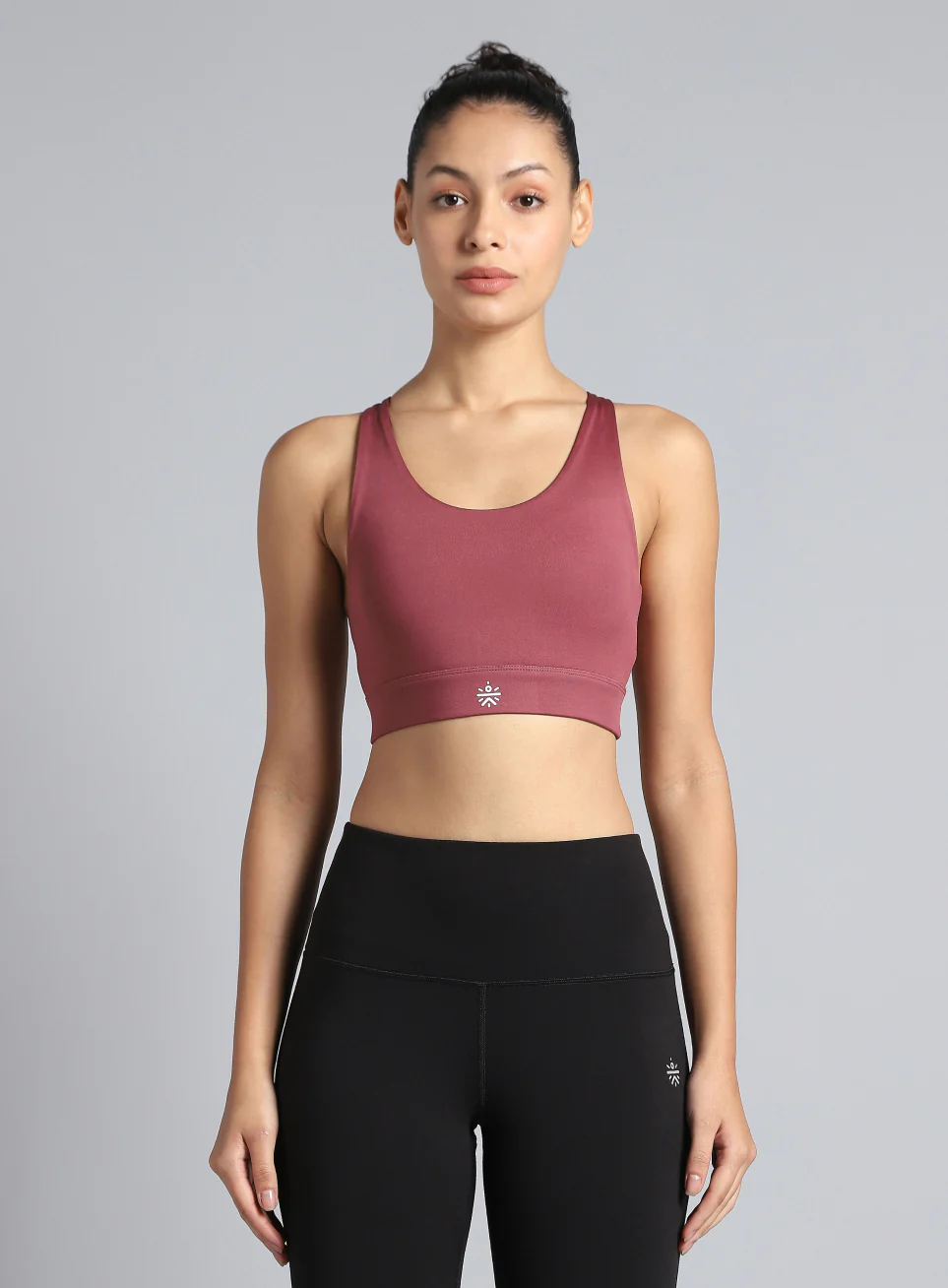 Women's Pink Yoga Flow High Support Bra - Image 4