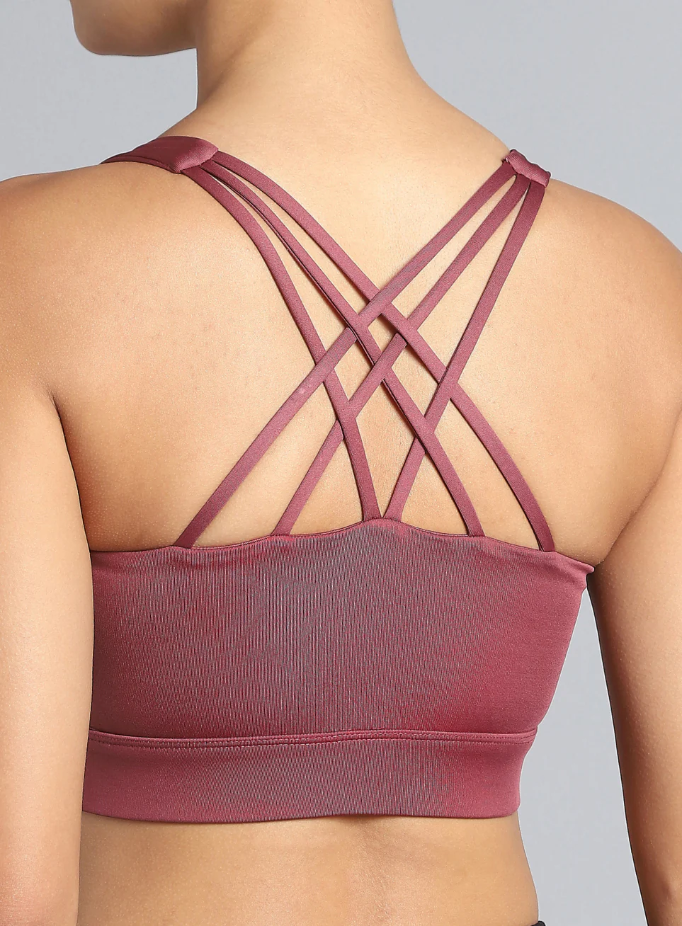 Women's Pink Yoga Flow High Support Bra - Image 8