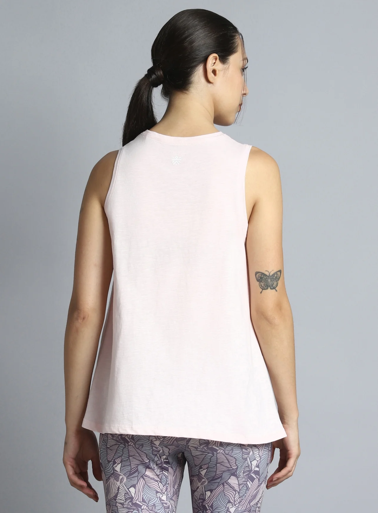 Women's Pink Yoga Flow Tank - Image 6