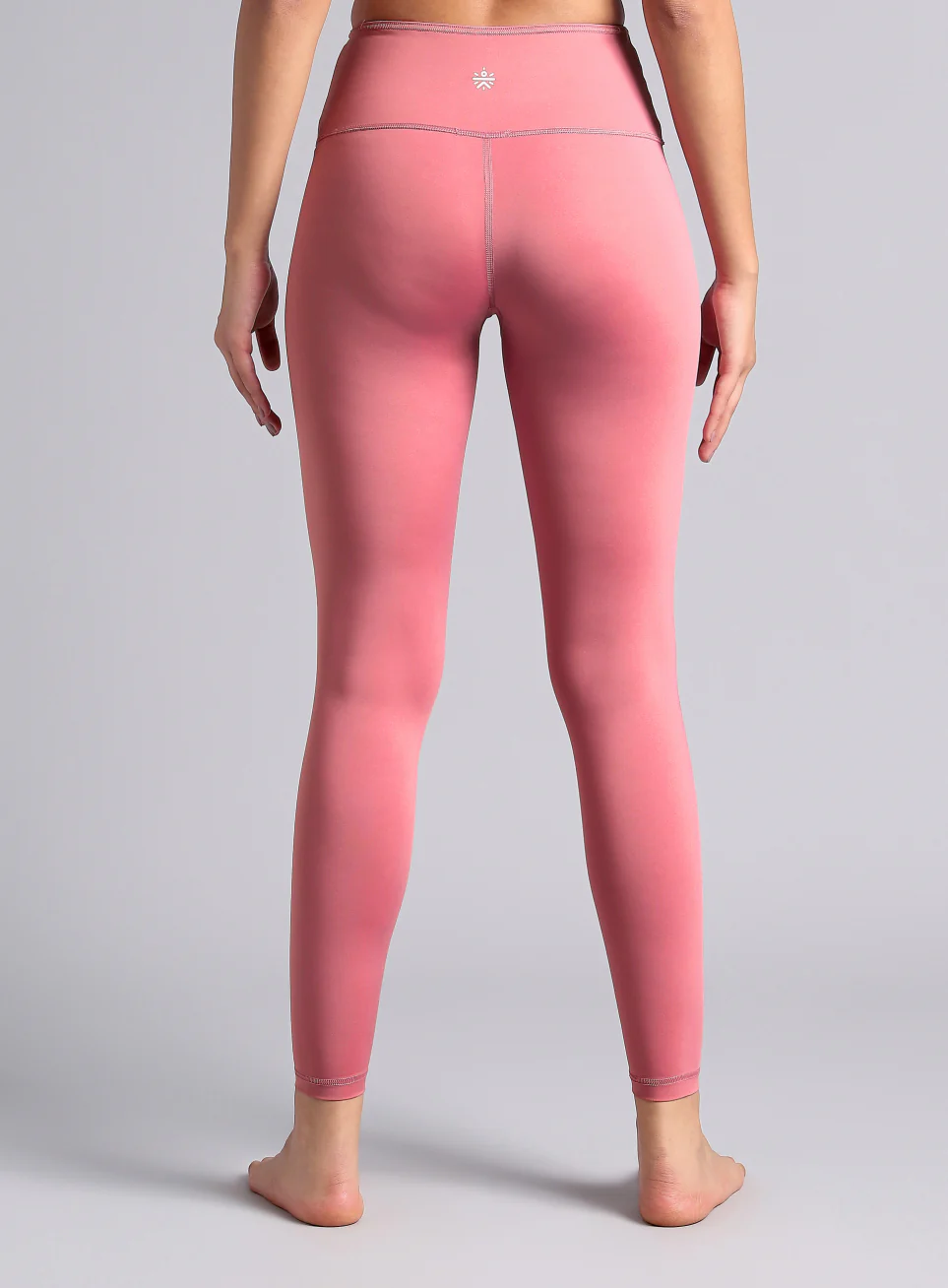 Women's Pink Yoga Reversible COMFlex Tights - Image 10