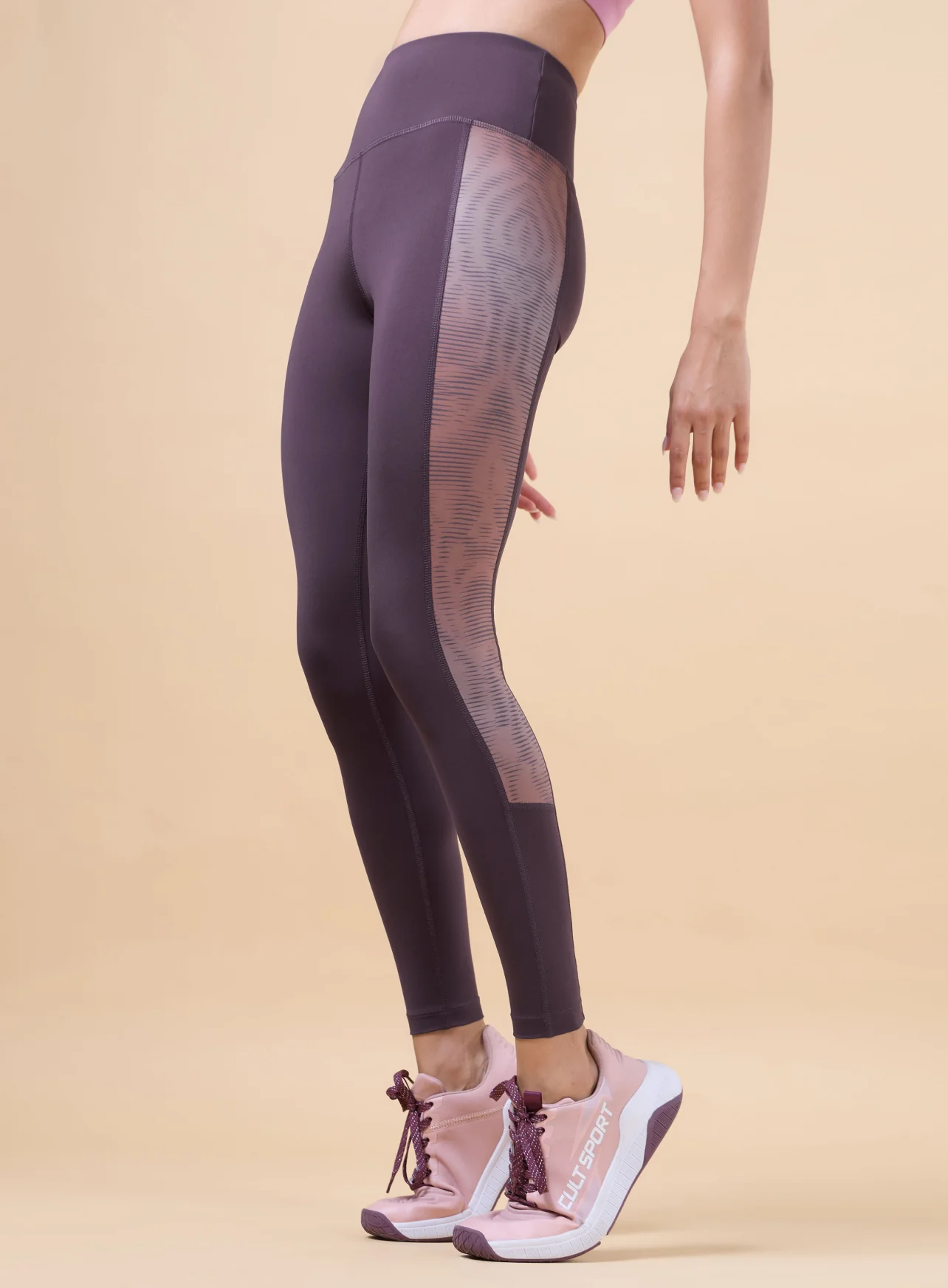 Women's Plum Energy Map Printed COMFlex Tights - Image 5