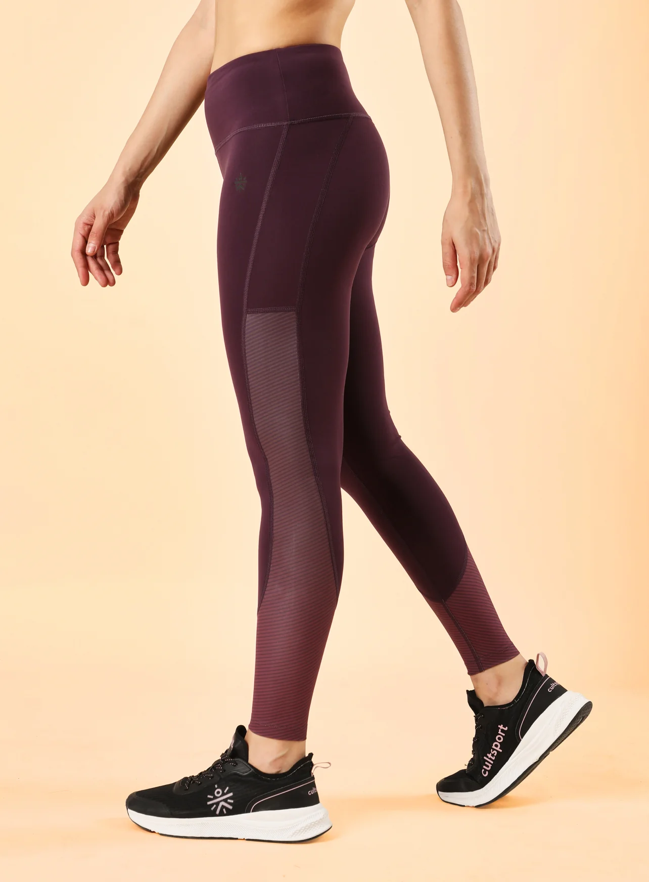 Women's Plum Energy Print Sculpted COMFlex Tights - Image 5