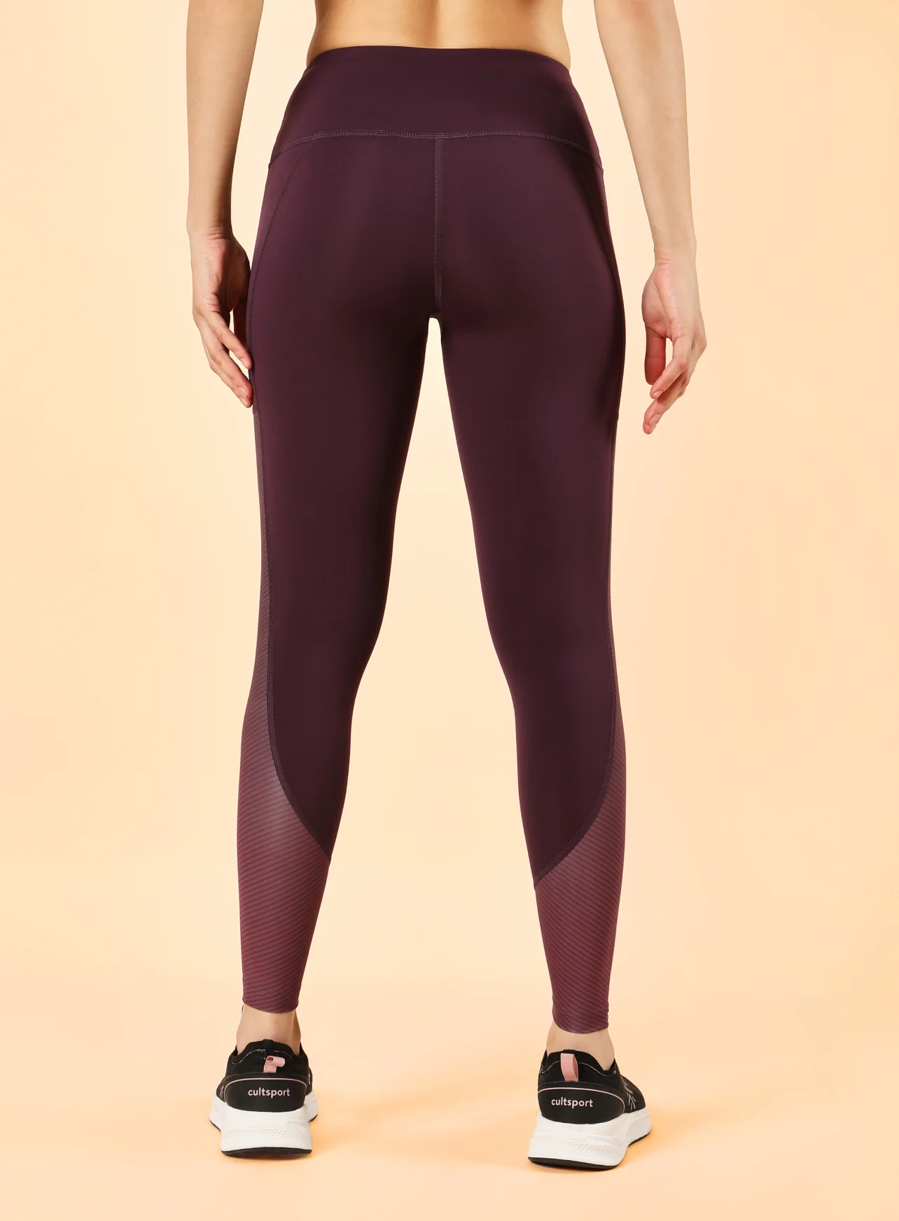 Women's Plum Energy Print Sculpted COMFlex Tights - Image 6
