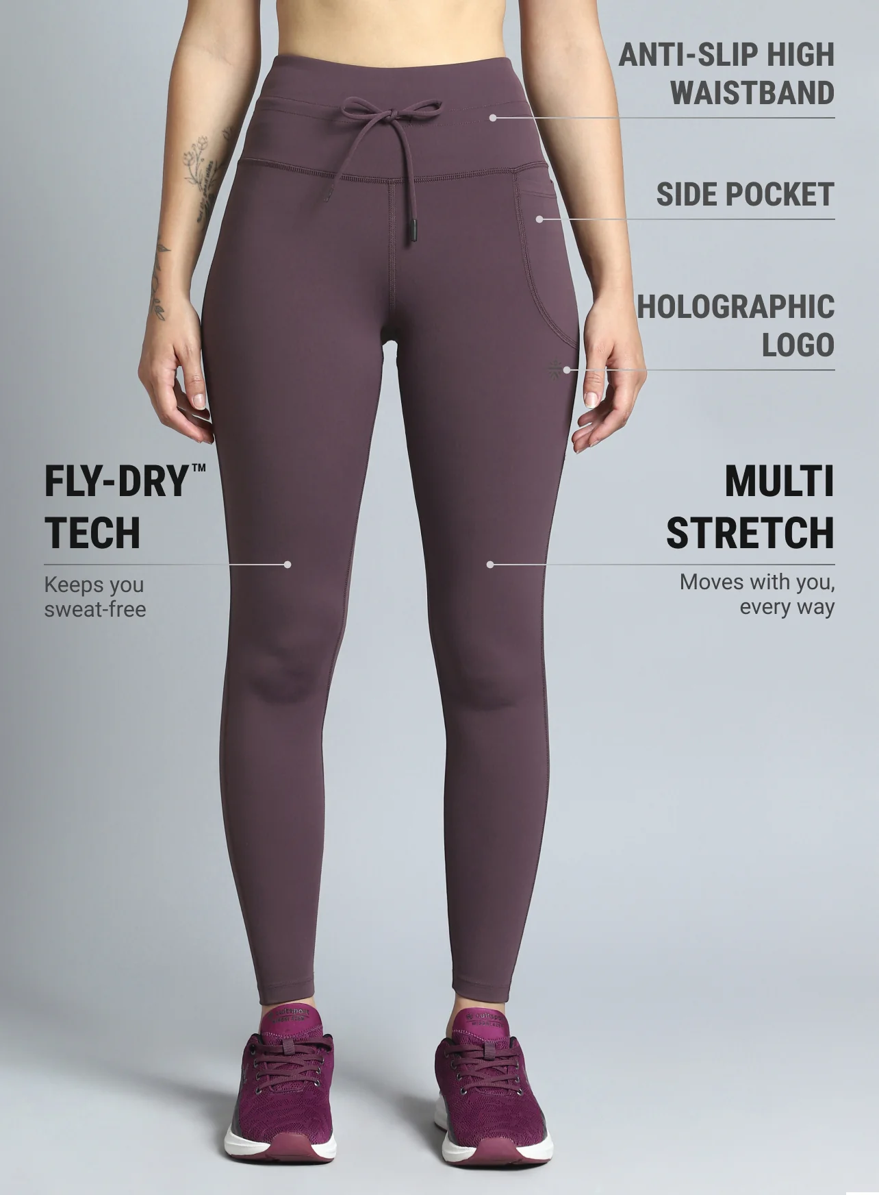 Women's Plum Performance Pro Training COMFlex Tights - Image 4