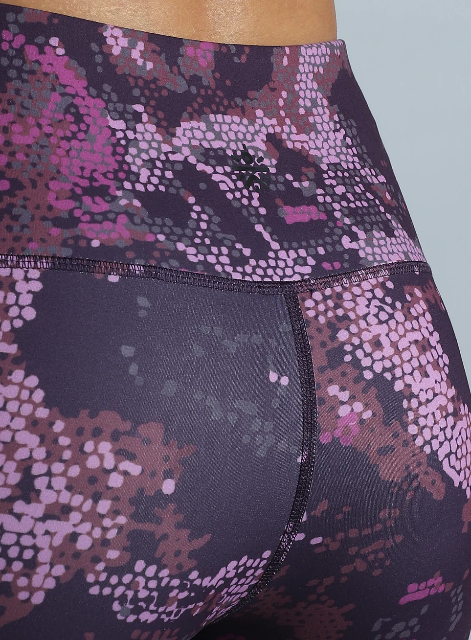 Women's Plum Printed Train All Day COMFlex Tights - Image 8