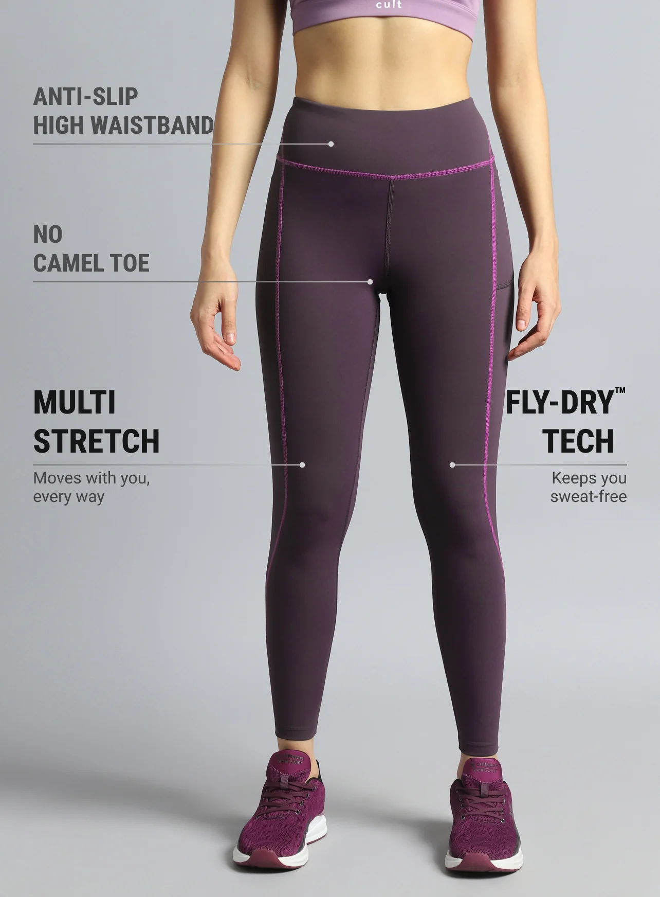 Women's Plum Training Elevate Sculpt COMFlex Tights - Image 4