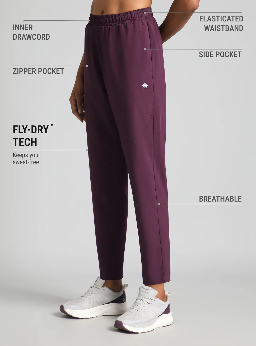 Women's Plum Training Sculpt Trackpants - Image 5