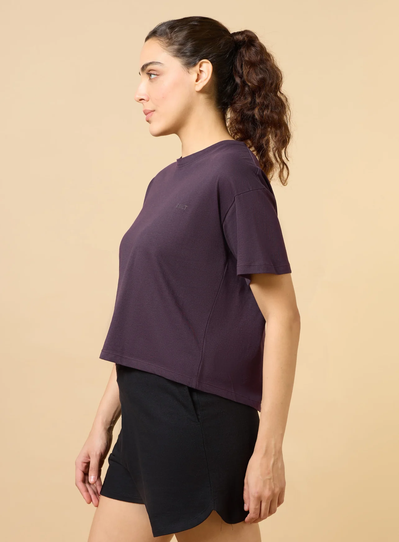 Women's Plum Workout Essential T-shirt - Image 5