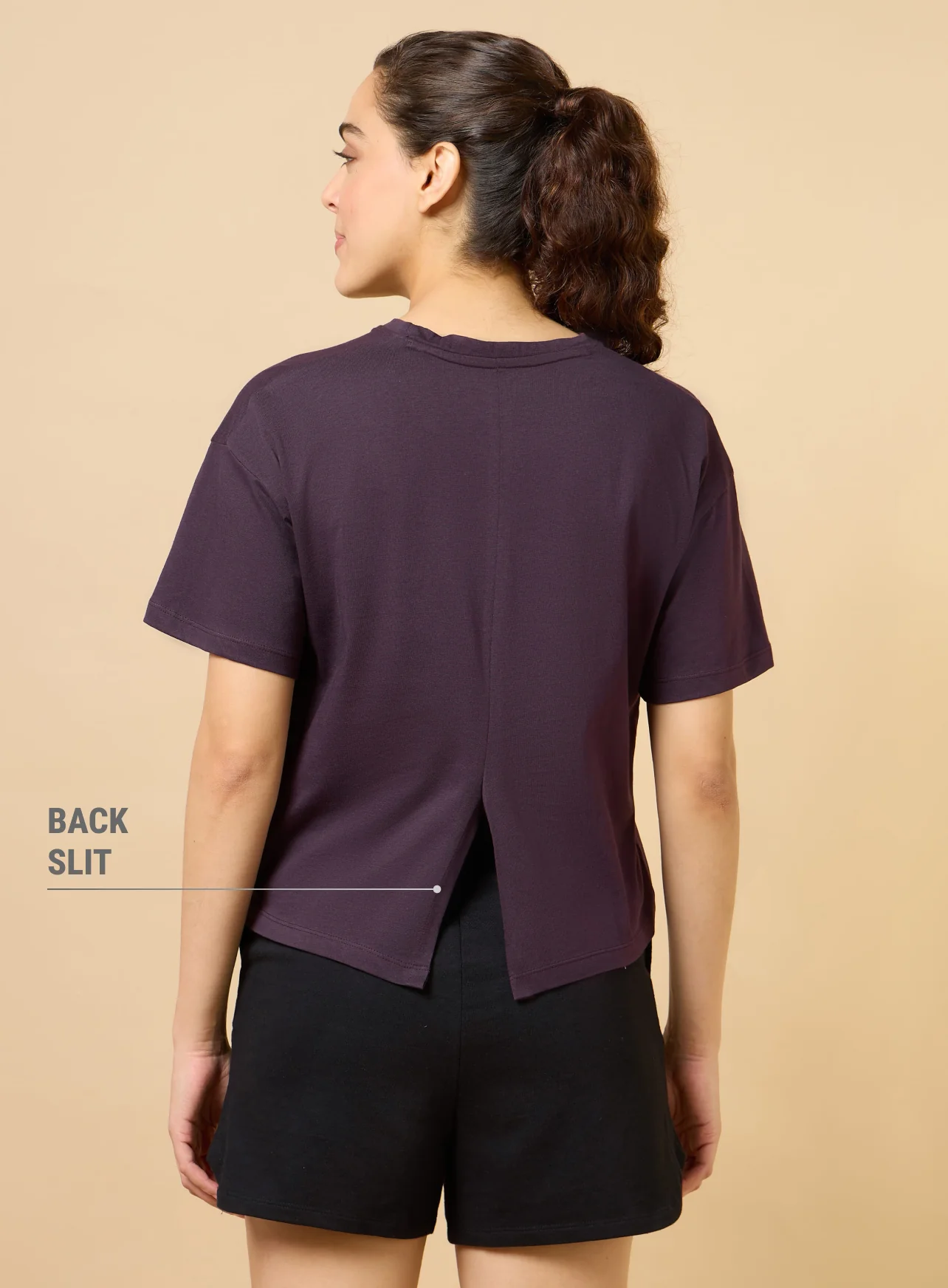 Women's Plum Workout Essential T-shirt - Image 6