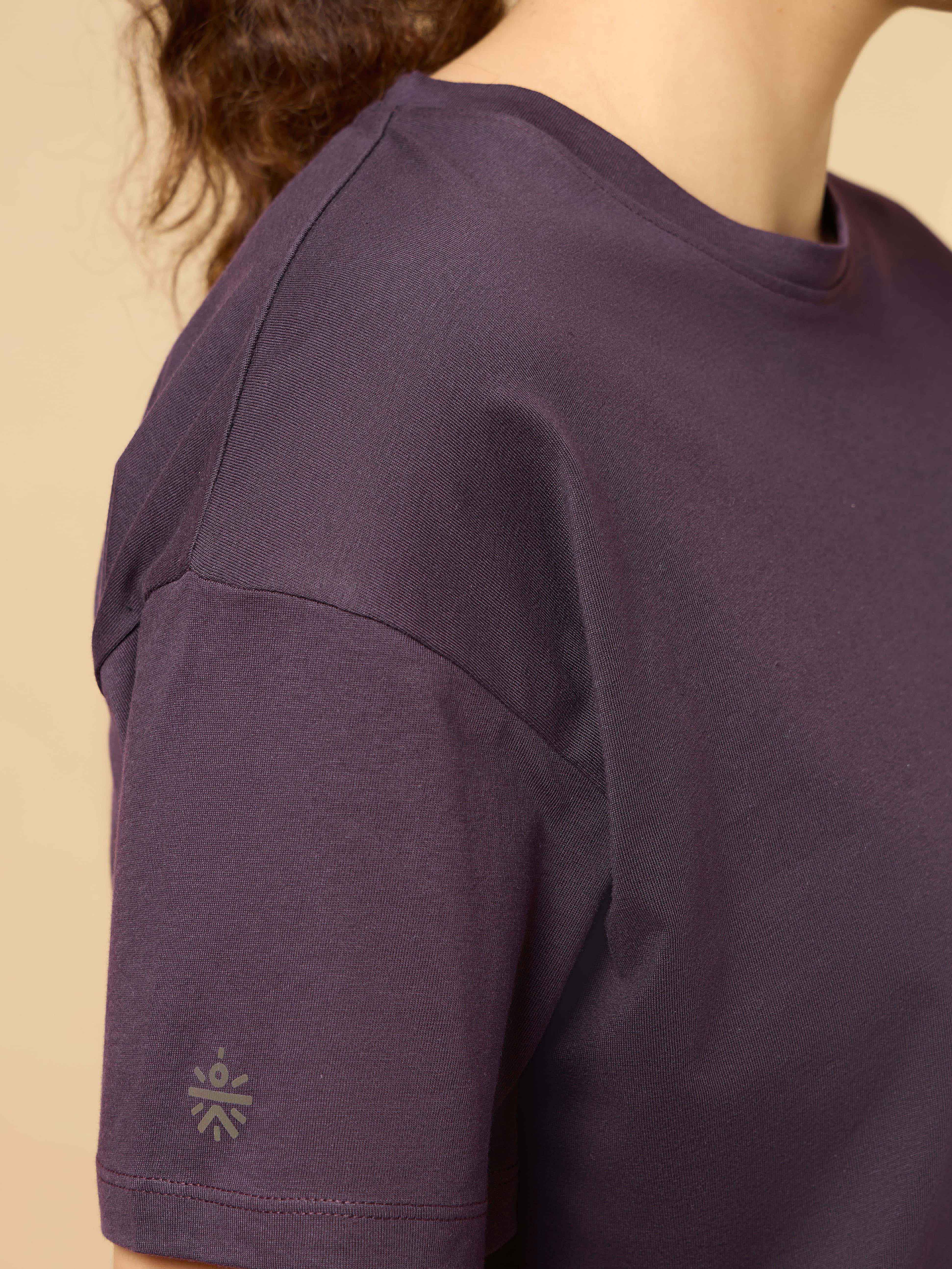 Women's Plum Workout Essential T-shirt - Image 9