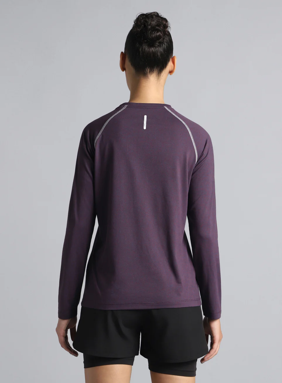 Women's Purple Active Day COMFORtech Full Sleeve T-Shirt - Image 6