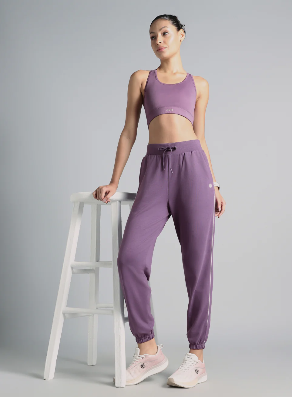 Women's Purple Anyday Anywhere Joggers - Image 3
