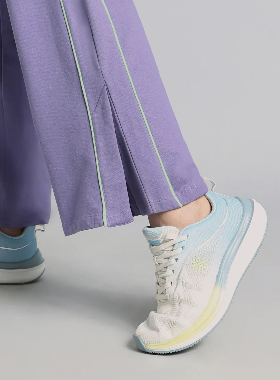 Women's Purple Community Straight Trackpants - Image 8