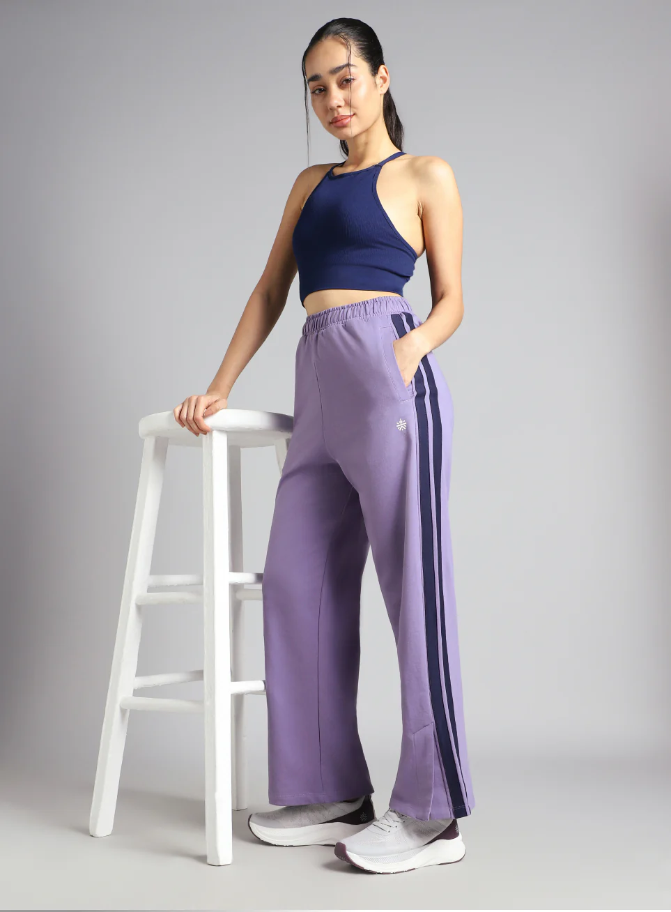 Women's Purple Dance Flow Trackpants - Image 2