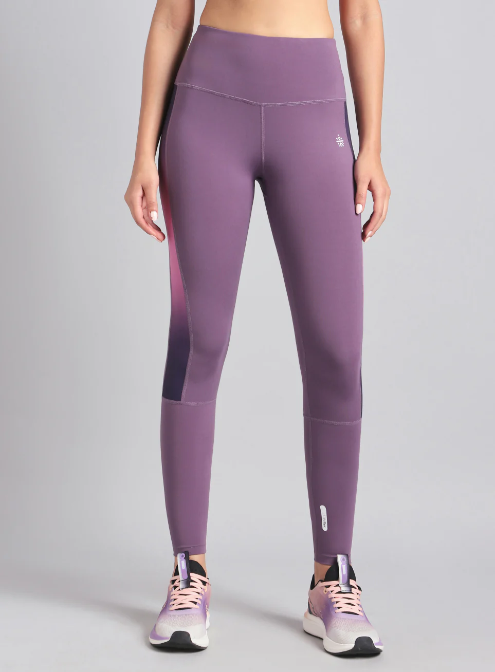 Women's Purple Energy Print Training COMFlex Tights - Image 4