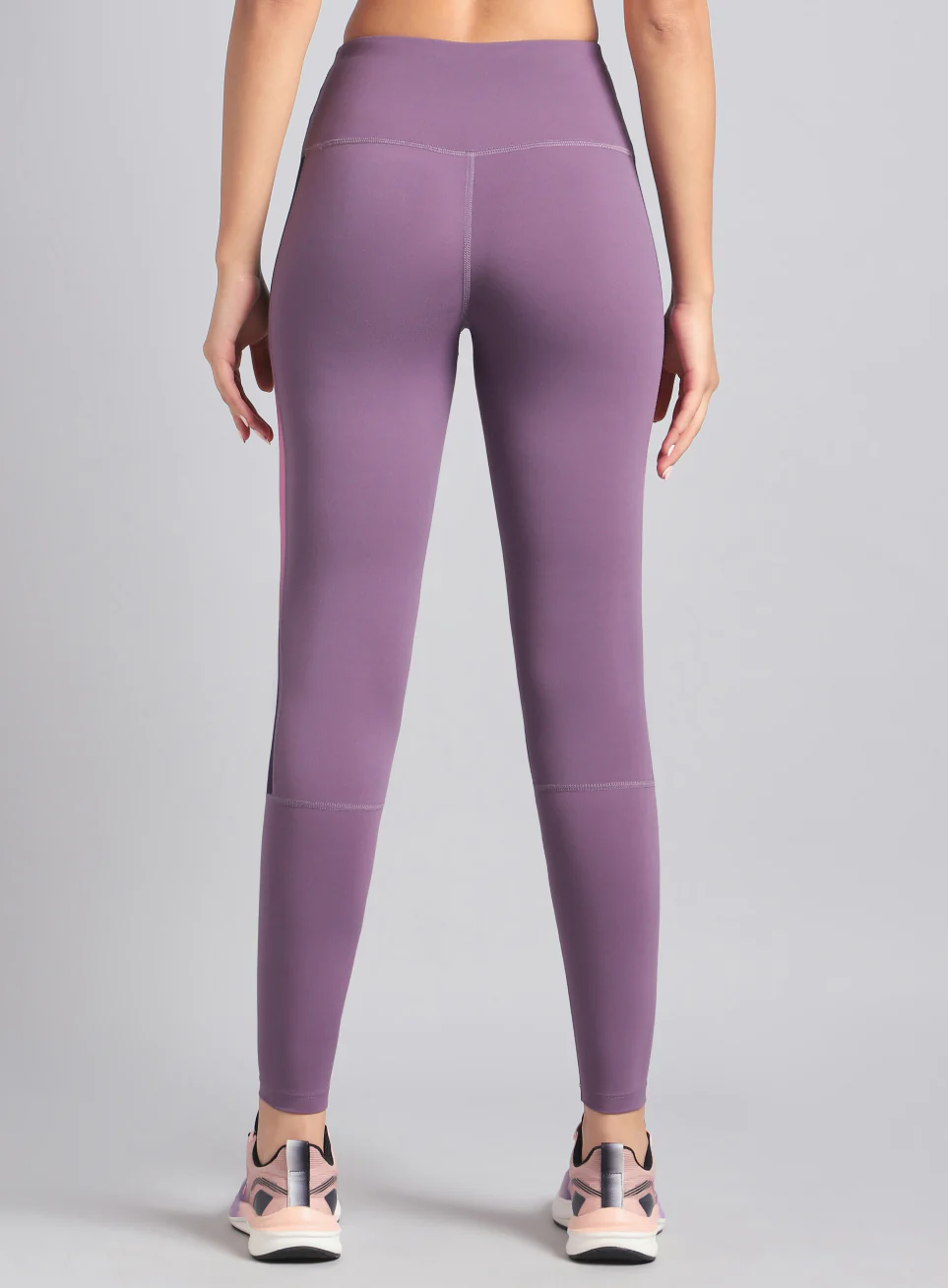 Women's Purple Energy Print Training COMFlex Tights - Image 6
