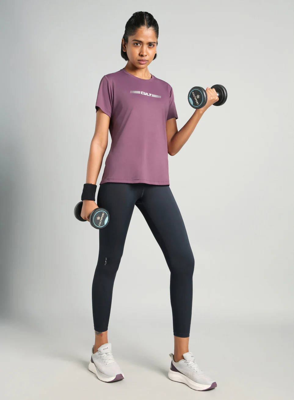 Women's Purple Everyday Performance T-shirt - Image 3
