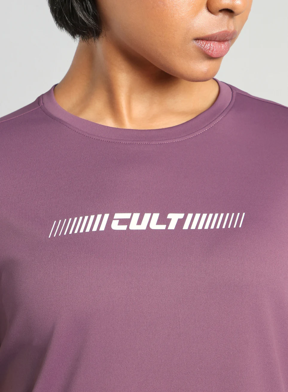 Women's Purple Everyday Performance T-shirt - Image 7