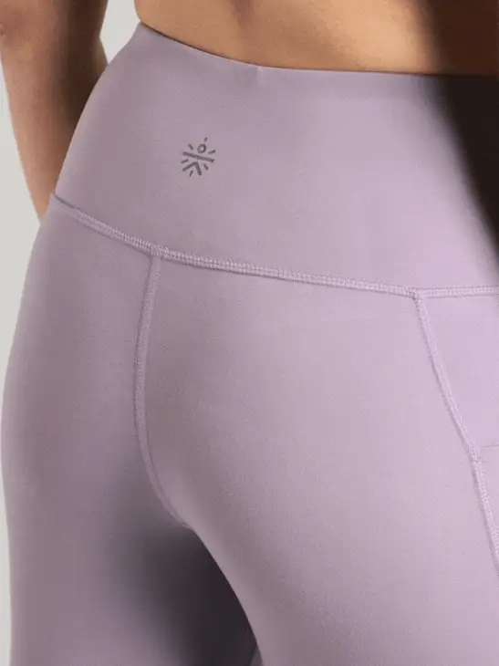 Women's Purple Everyday Run Cropped Length COMFlex Tights - Image 8