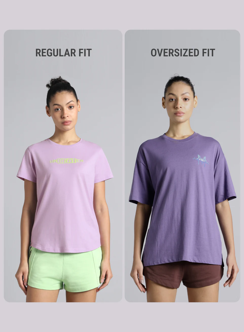 Women's Purple Feel the Beat Print T-shirt - Image 10