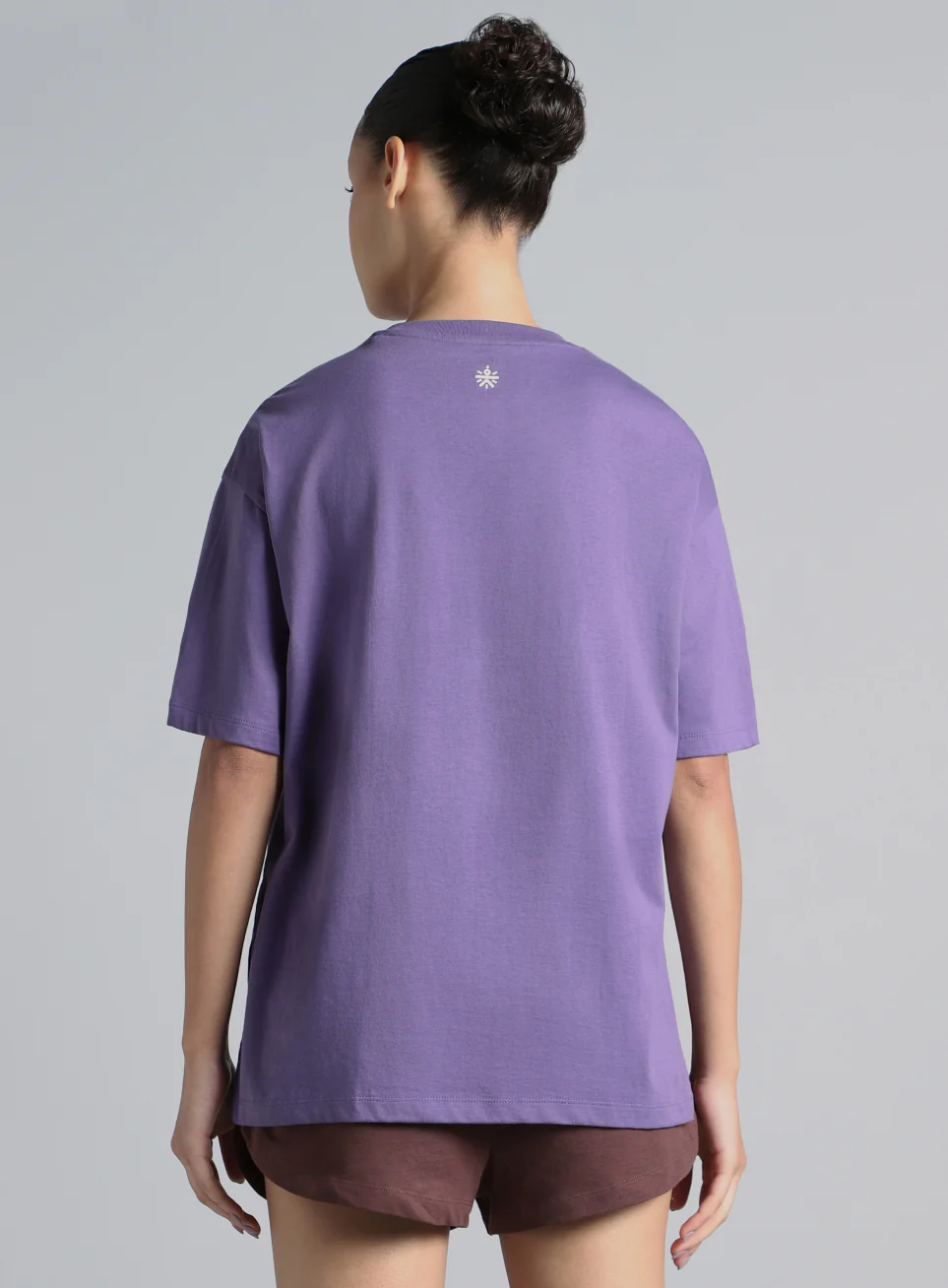 Women's Purple Feel the Beat Print T-shirt - Image 6