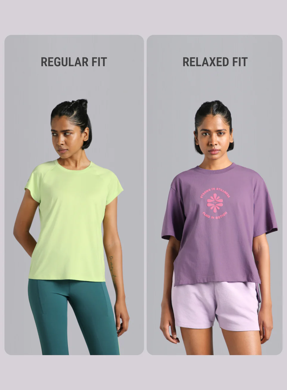 Women's Purple Flow and Flare Relaxed fit T-shirt - Image 10