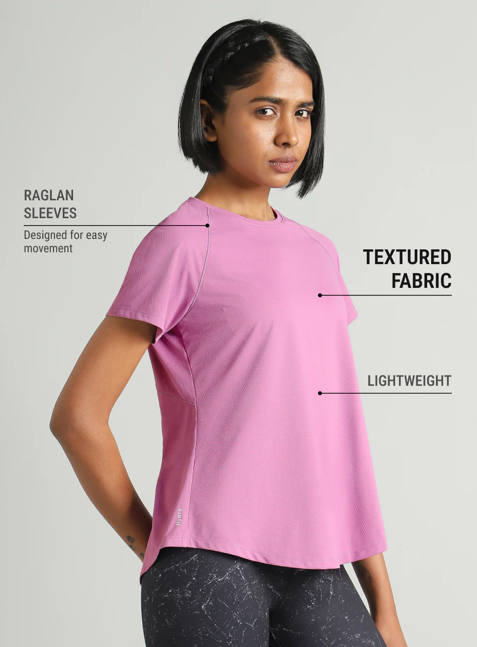 Women's Purple Flow HIIT Top - Image 5