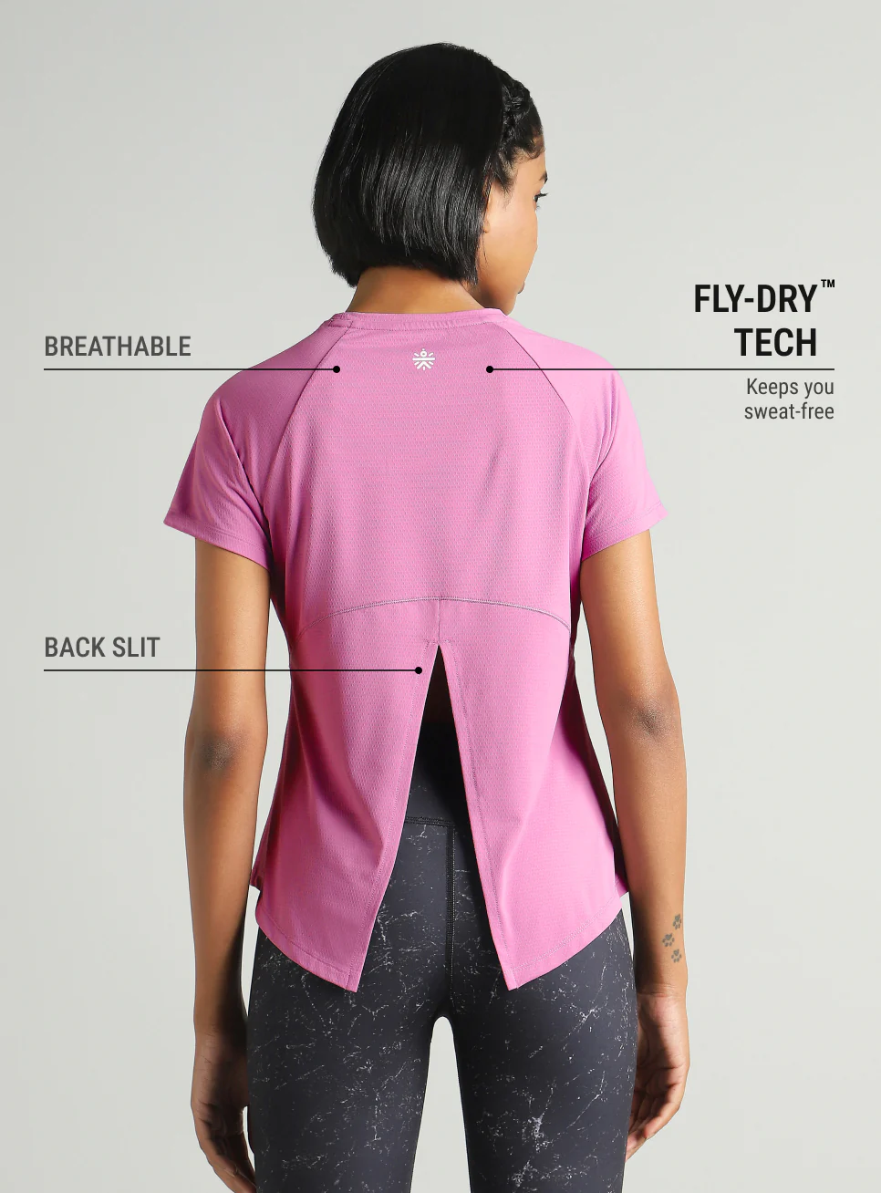 Women's Purple Flow HIIT Top - Image 6