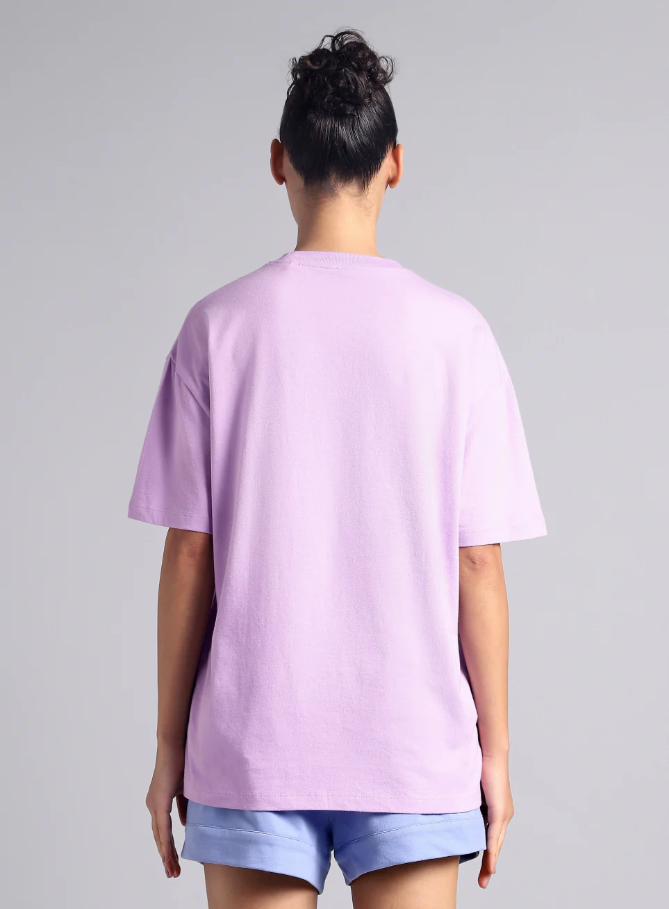Women's Purple Graphic Oversized T-shirt - Image 6