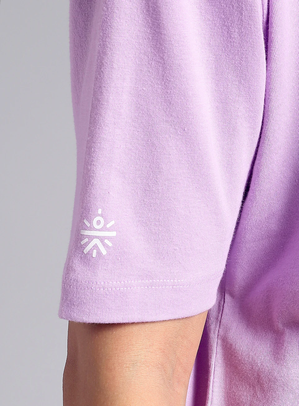 Women's Purple Graphic Oversized T-shirt - Image 8