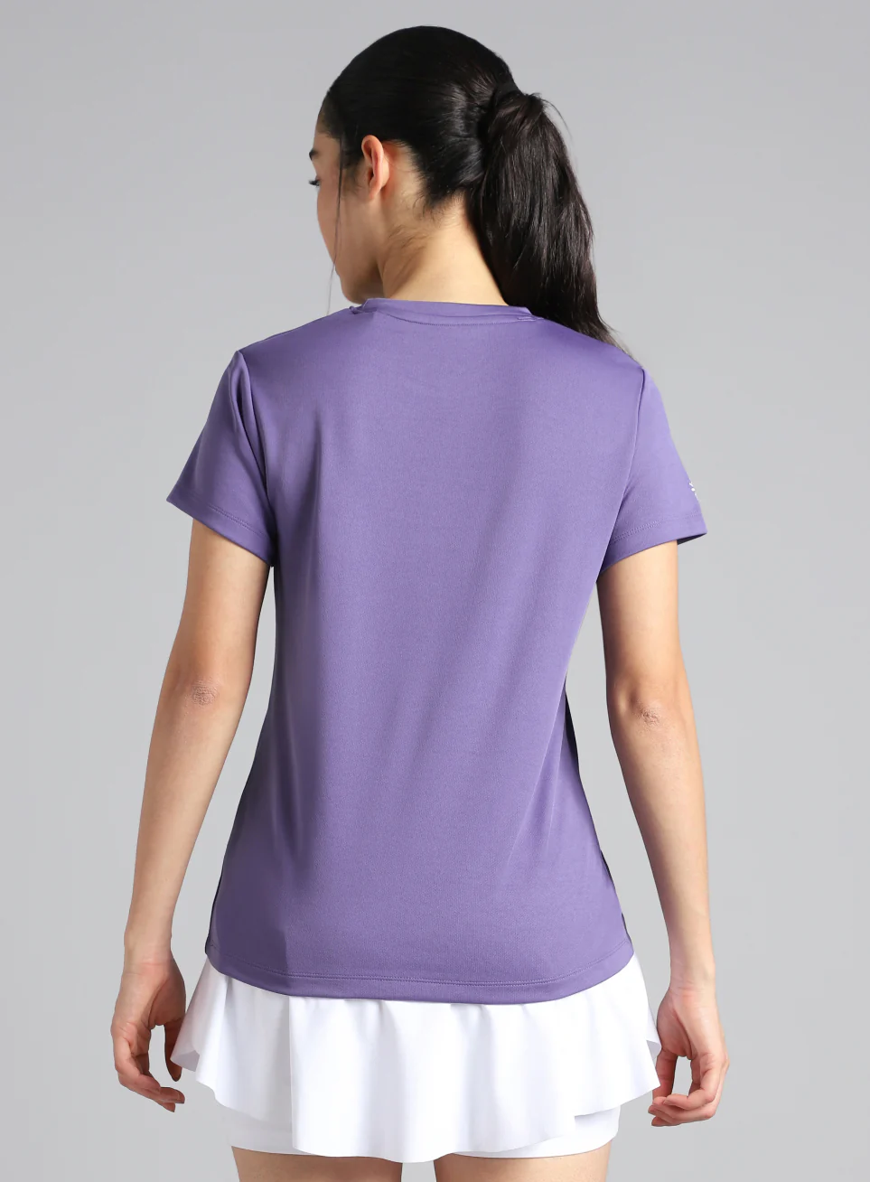 Women's Purple Graphic Play Performance T-shirt - Image 6