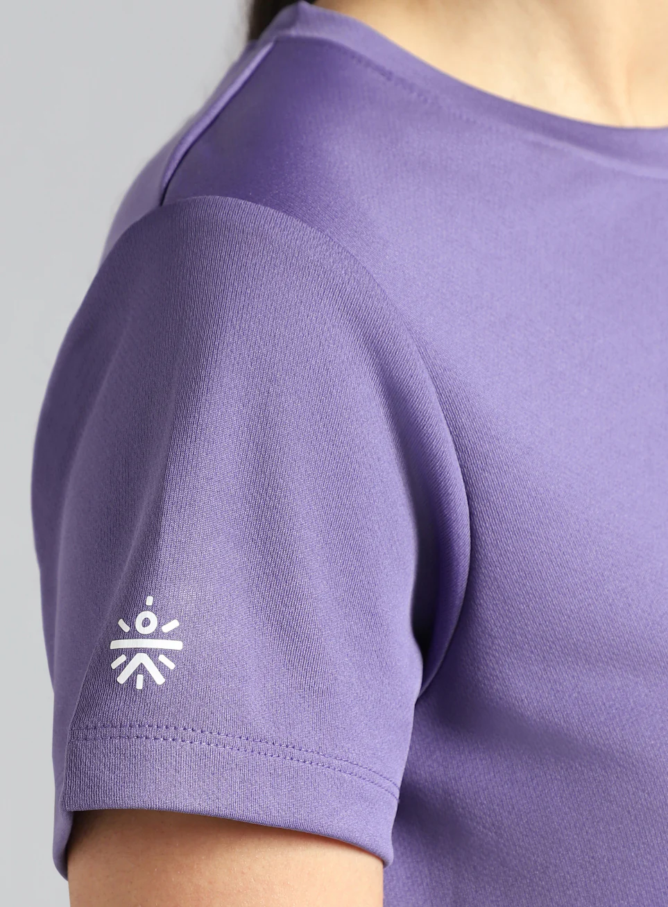 Women's Purple Graphic Play Performance T-shirt - Image 8