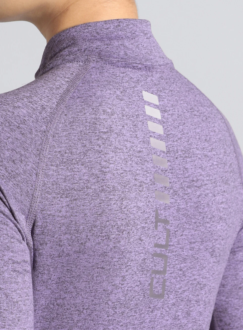 Women's Purple Half Zip All Weather Performance Jacket - Image 10