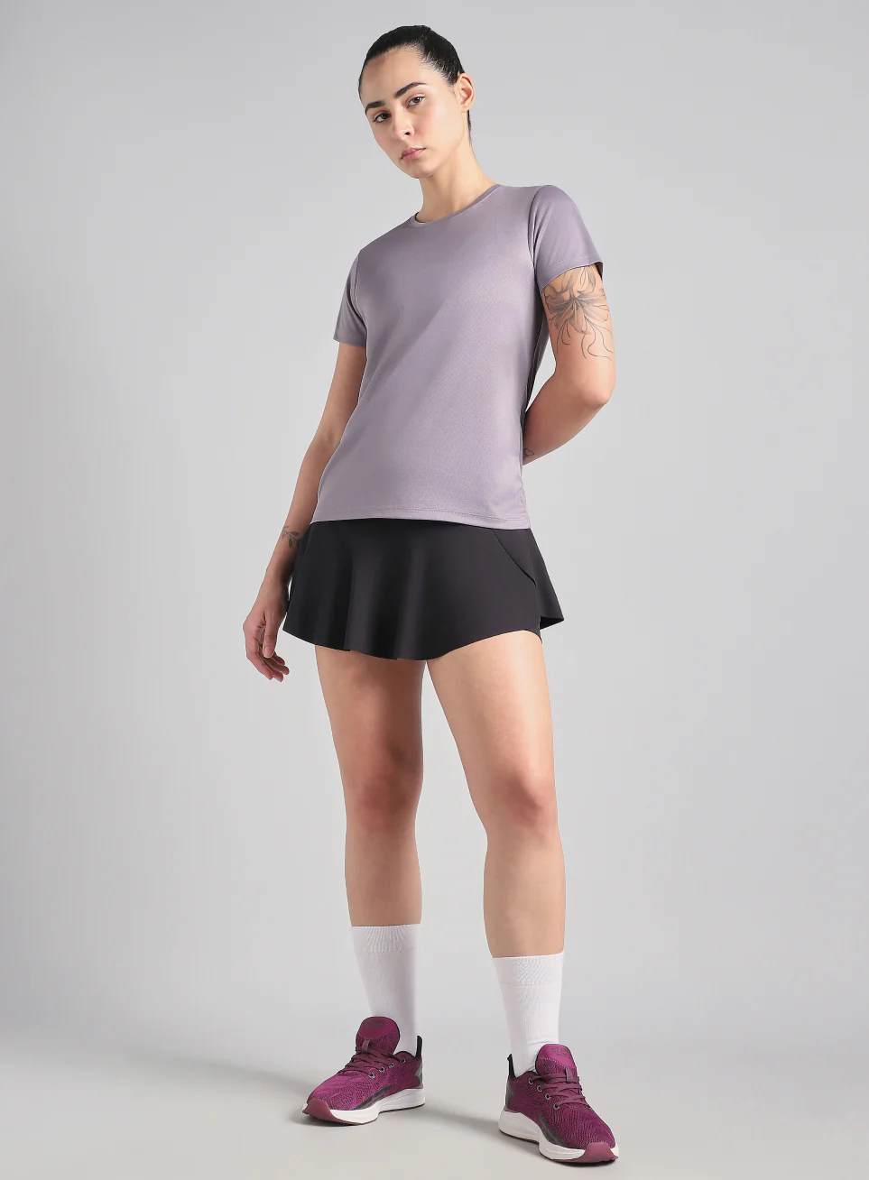 Women's Purple Everyday Performance T-Shirt - Image 3