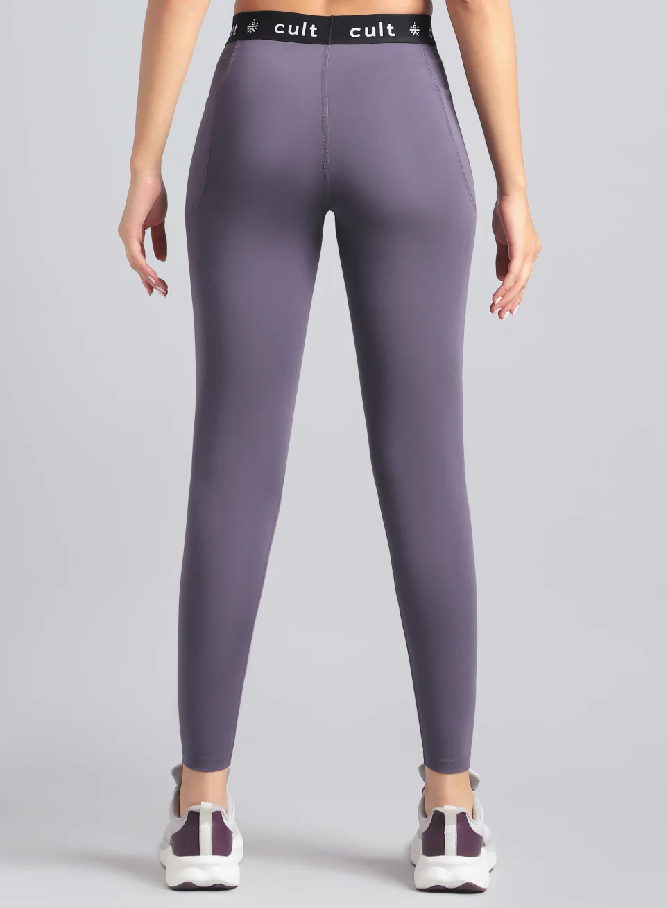 Women's Purple Move Easy COMFlex Tights - Image 6
