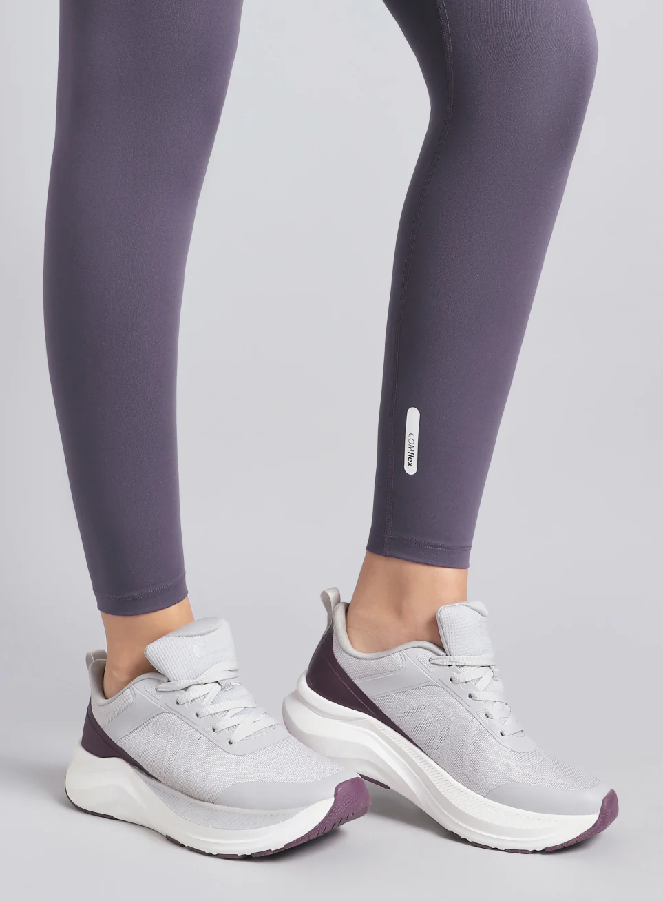 Women's Purple Move Easy COMFlex Tights - Image 7